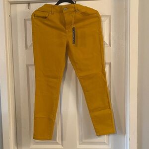 Artisan Ny Mustard Skinny Jeans for Women